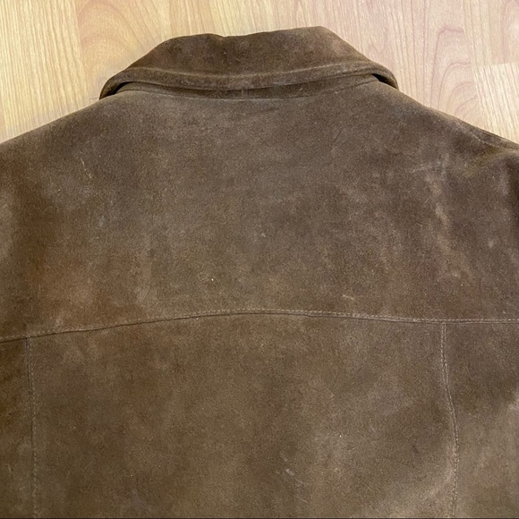 J.Crew Men’s 100% Leather Long Coat / Jacket Size XLT - Picture 5 of 10